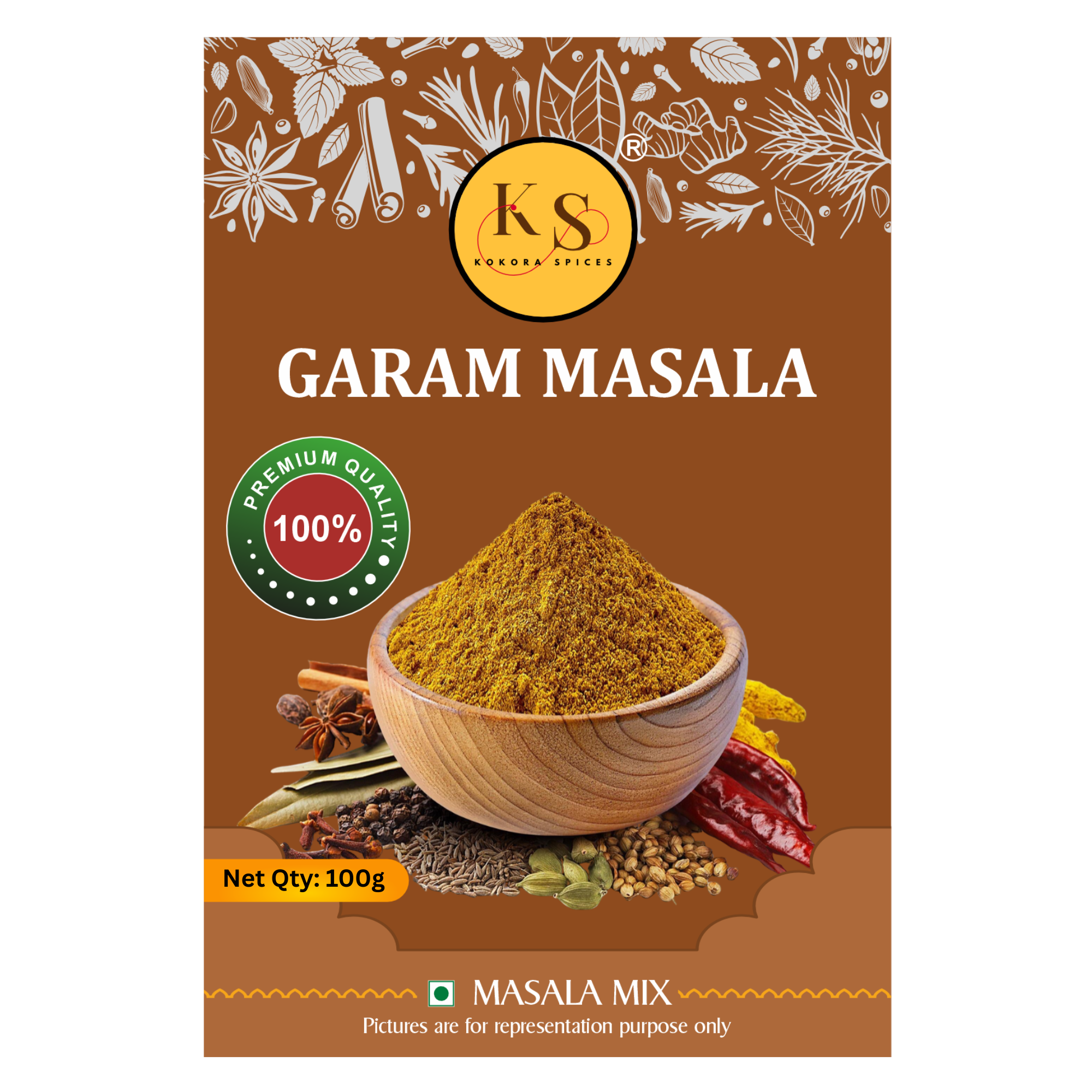 Kokora Spices Garam Masala_100g