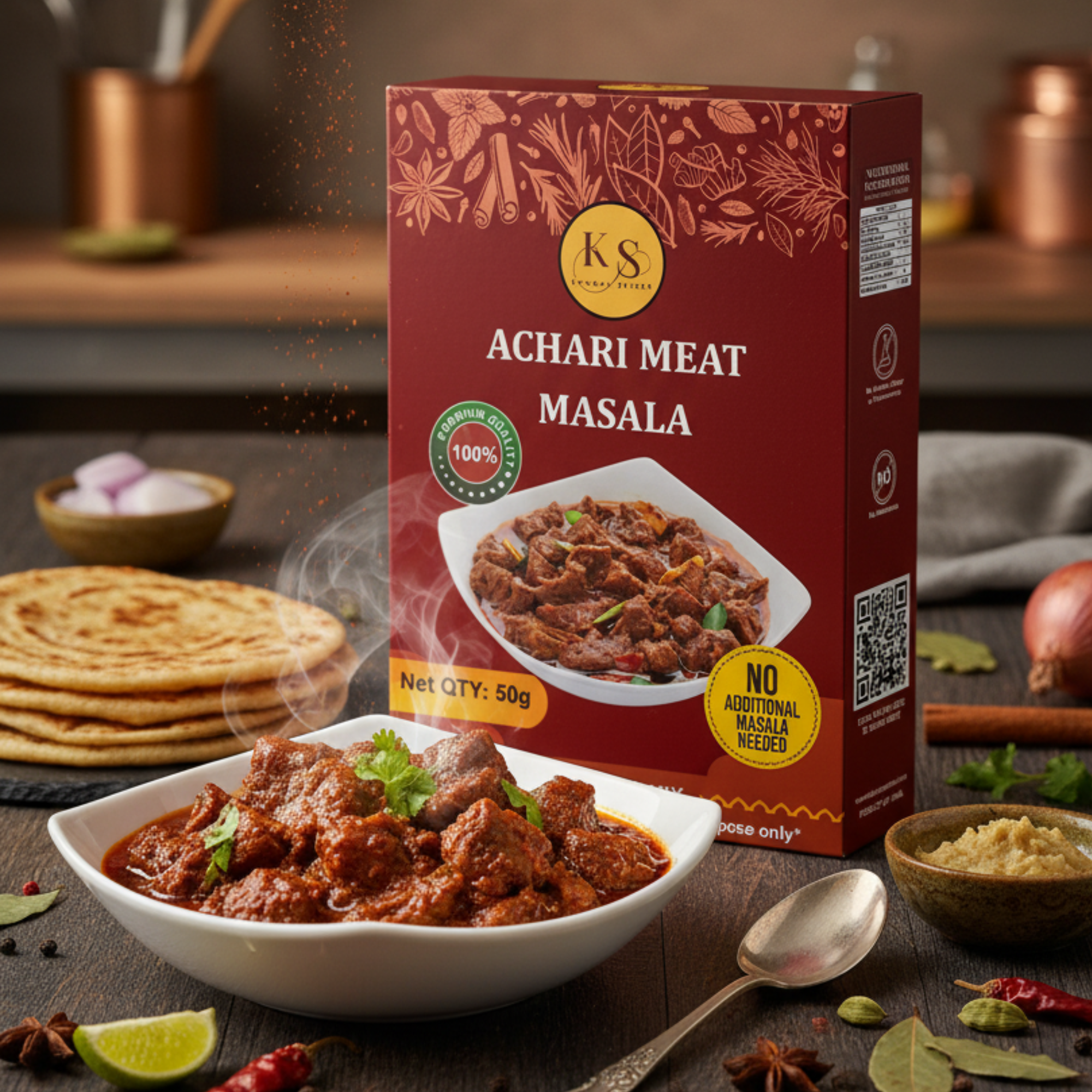 Kokora Spices Achari meat Masala_50g