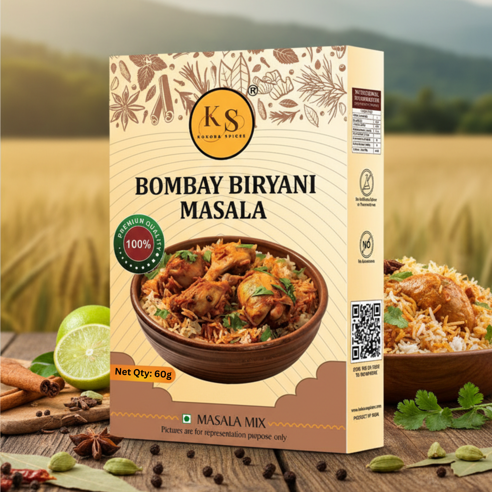 Kokora Spices Bombay Biryani Masala_60g