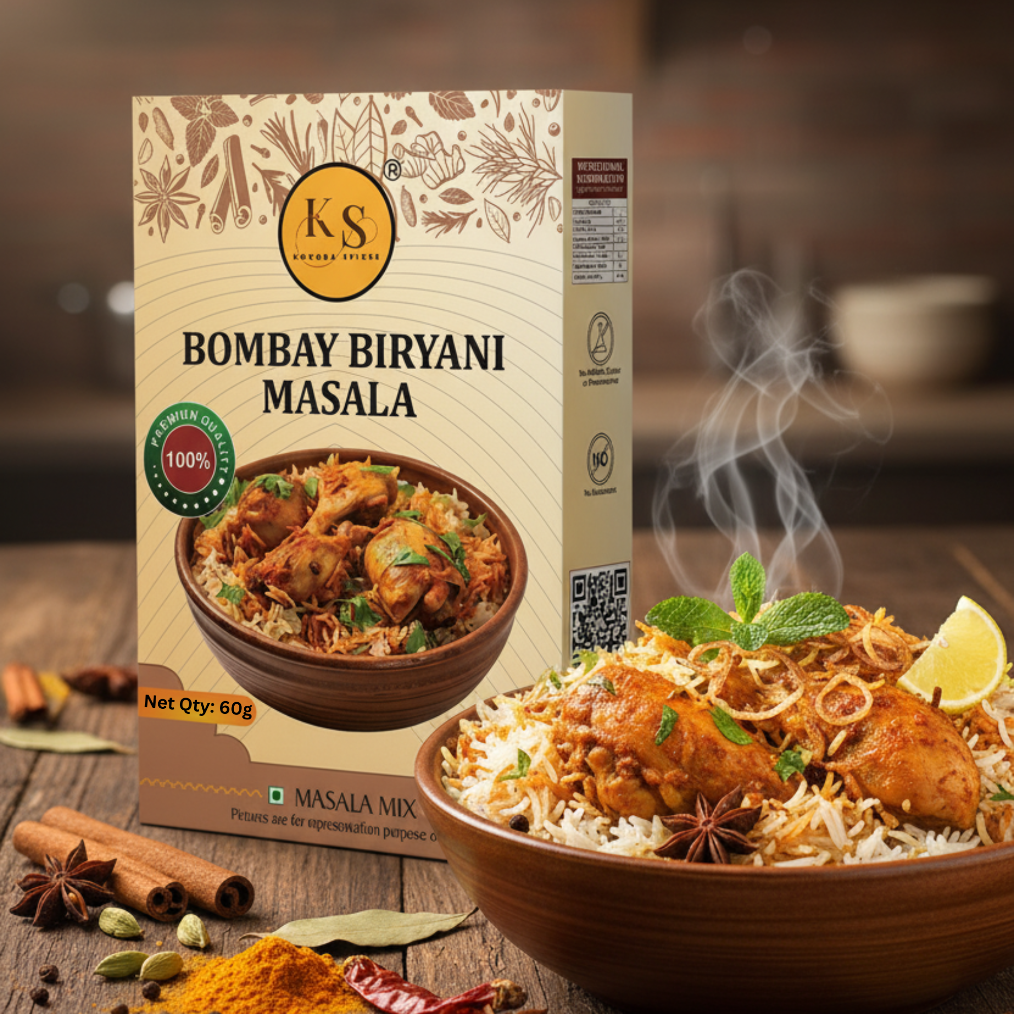 Kokora Spices Bombay Biryani Masala_60g