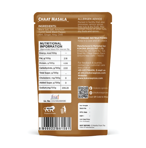 Kokora Spices Chaat Masala _100g