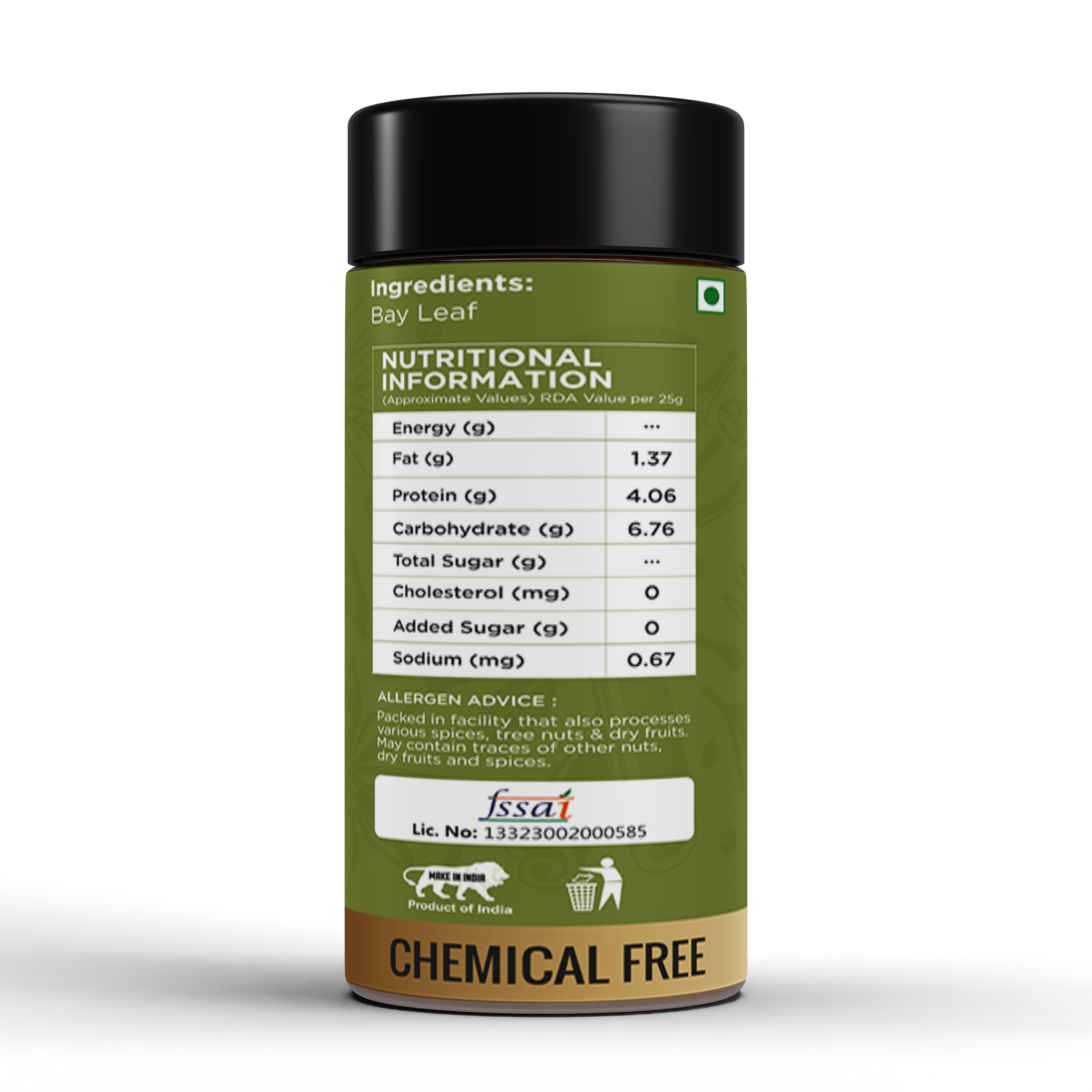 Kokora Spices Bay Leaf (Tej Patta) Powder 80g