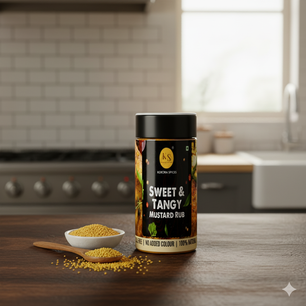 Kokora Spices Sweet & Tangy mustard Rub _100g