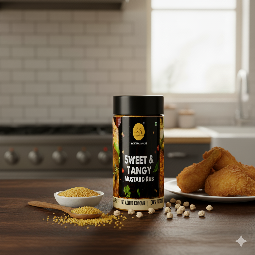Kokora Spices Sweet & Tangy mustard Rub _100g