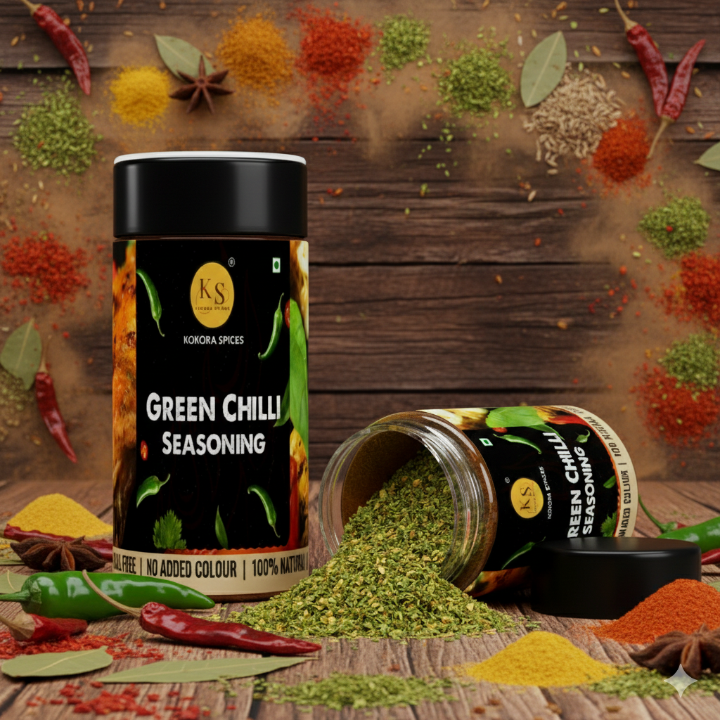 Kokora Spices Green Chilli Seasoning_100g