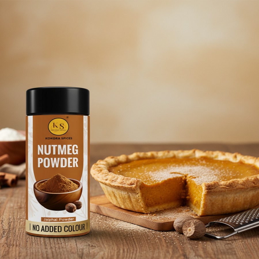 Kokora Spices Nutmeg(Jaiphal) Powder  100g