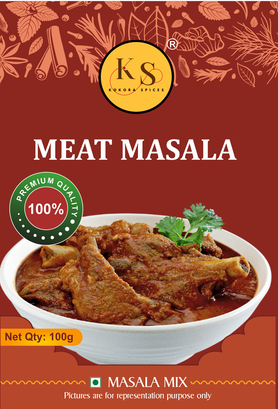 Kokora Spices Meat Masala_100g