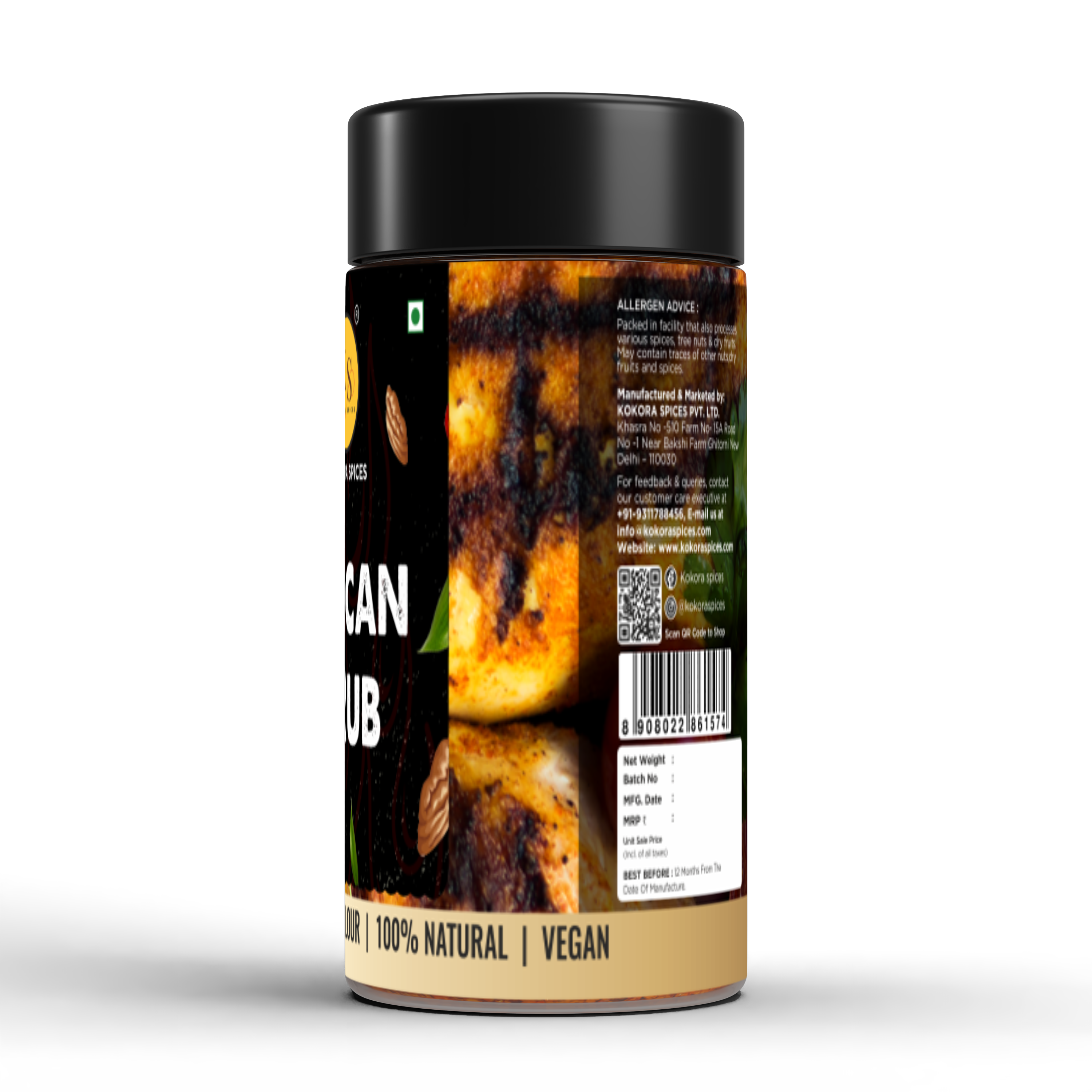 Kokora Spices Pecan Rub _100g