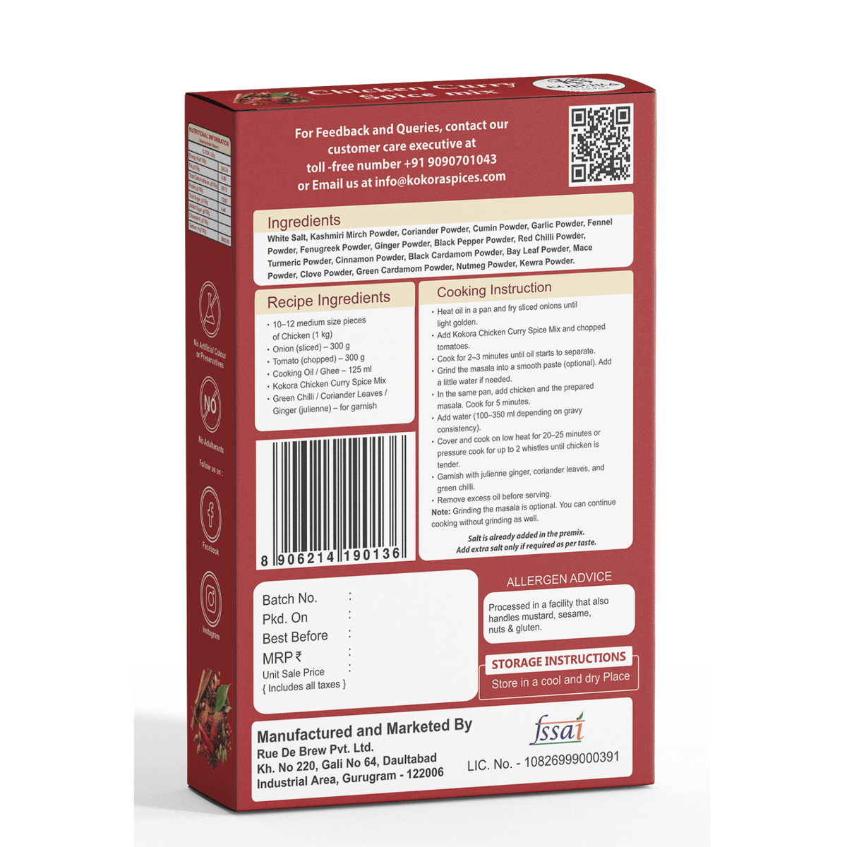Chicken Curry Spice Mix