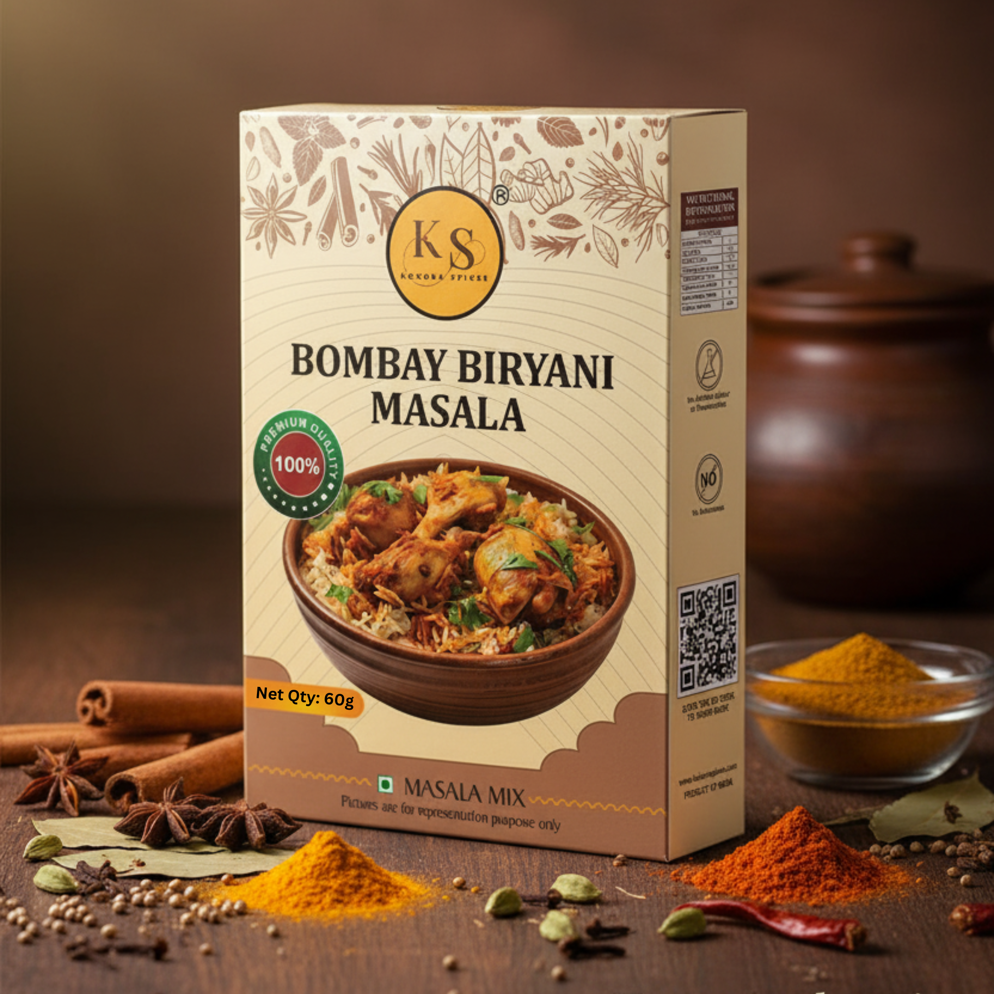 Kokora Spices Bombay Biryani Masala_60g