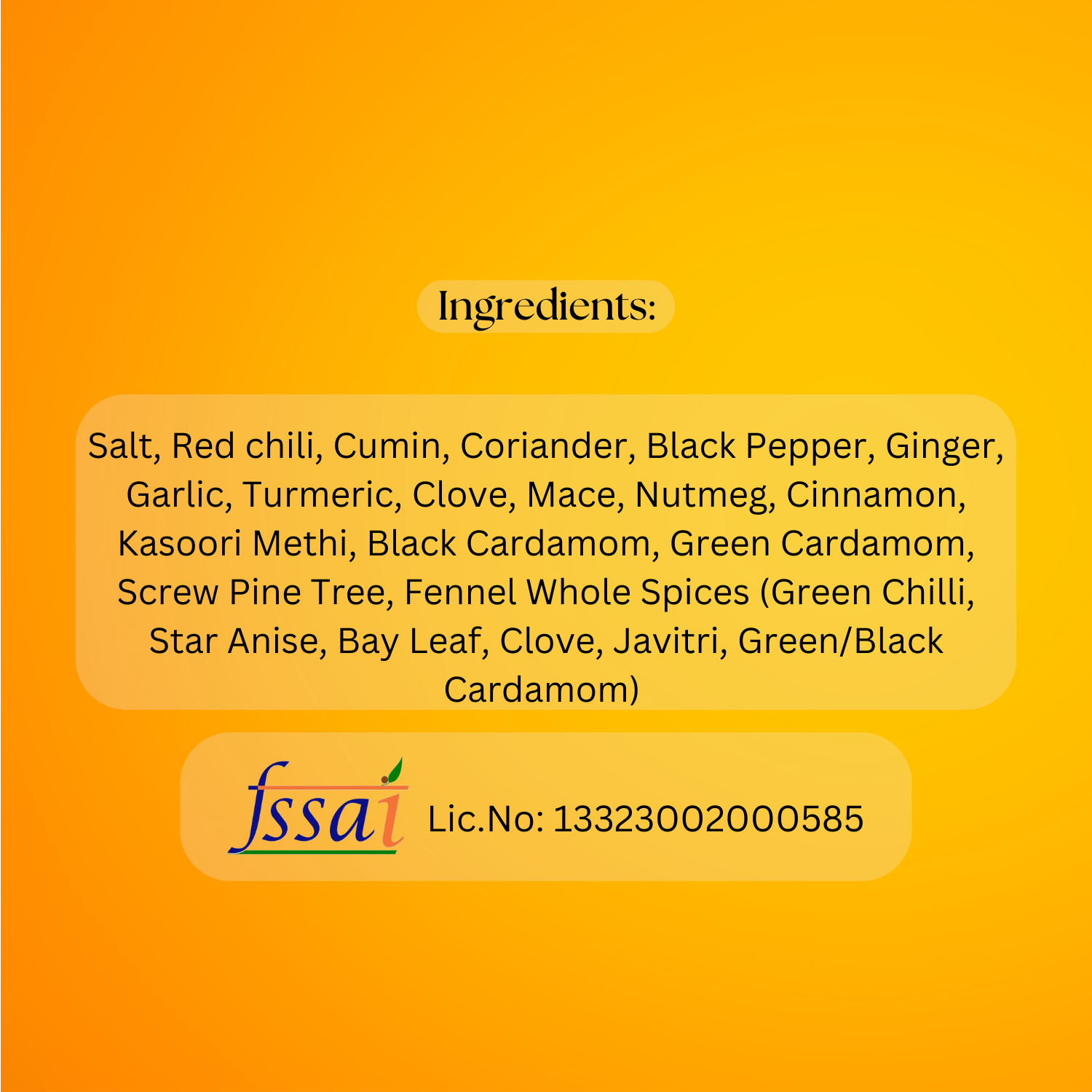 Veg Biryani Spice Mix
