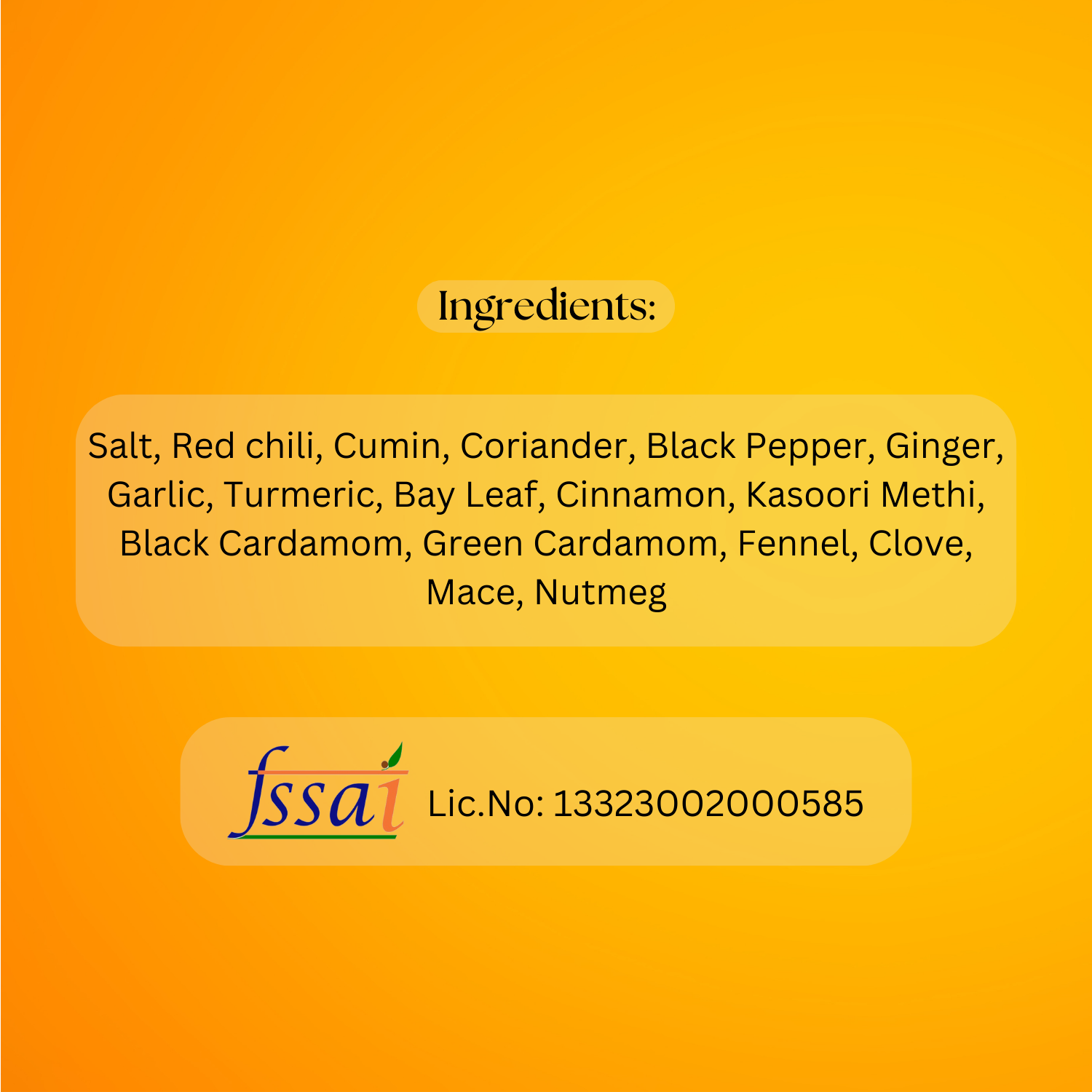 Chicken Curry Spice Mix
