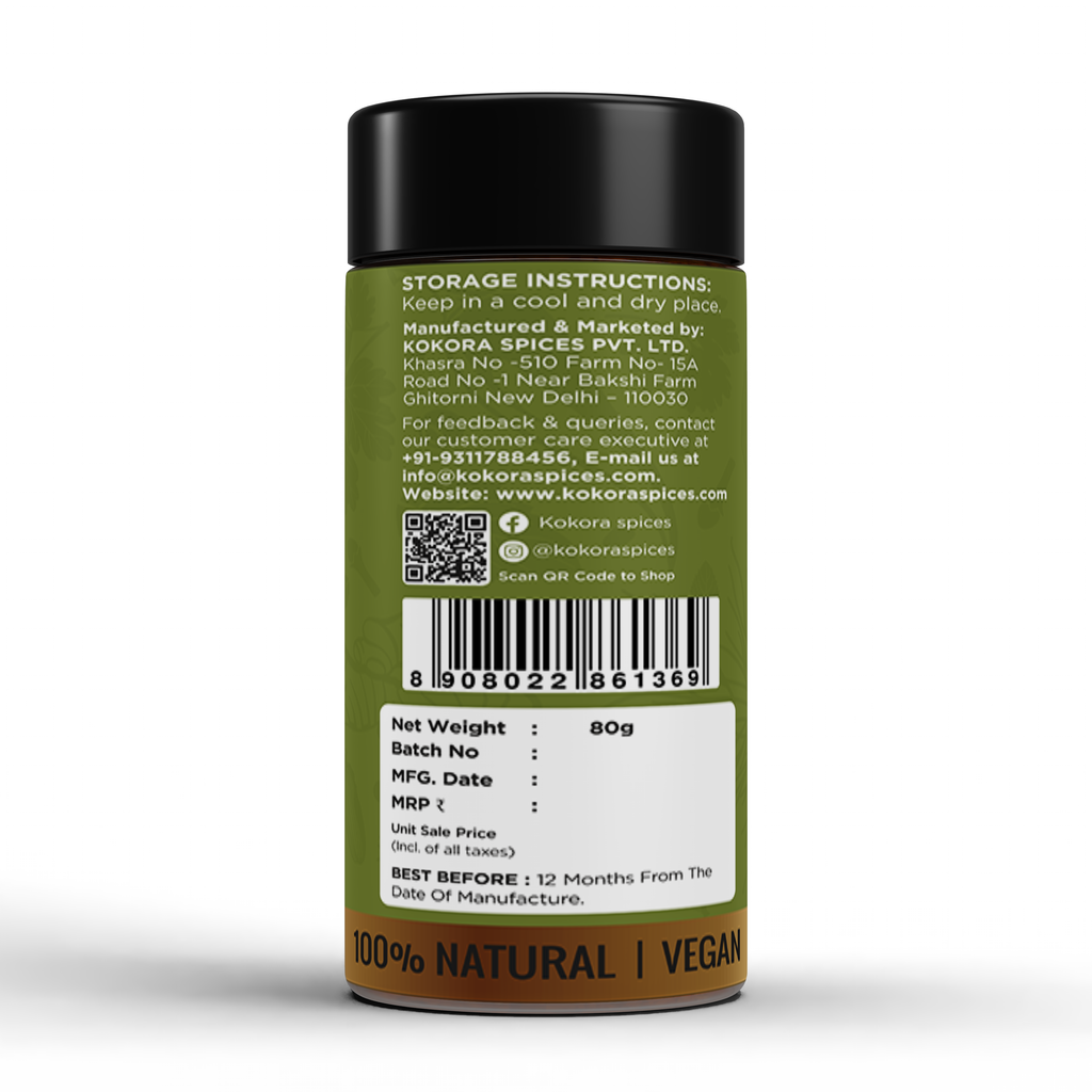 Kokora Spices Bay Leaf (Tej Patta) Powder 80g