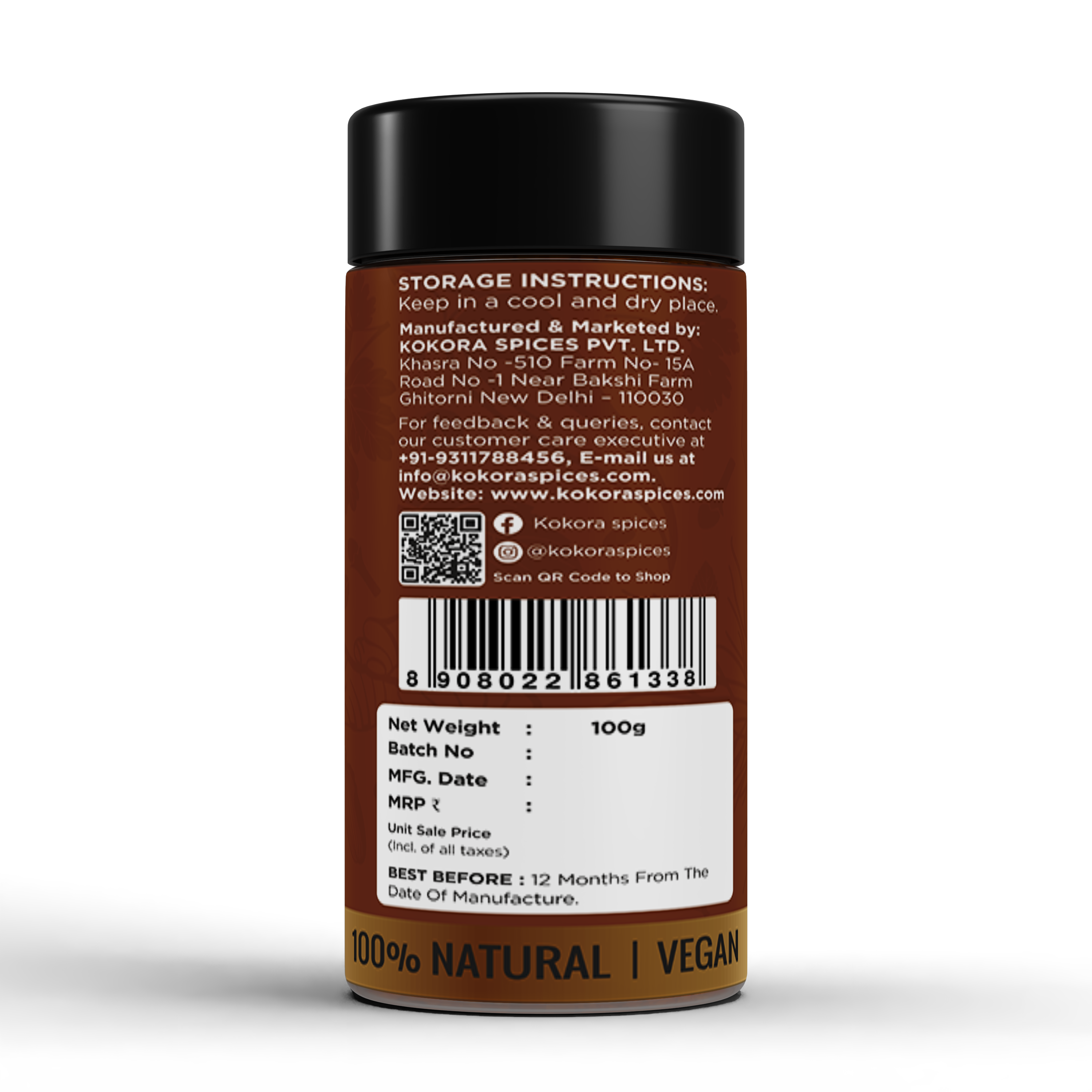 Kokora Spices Clove (Laung) Powder 100g