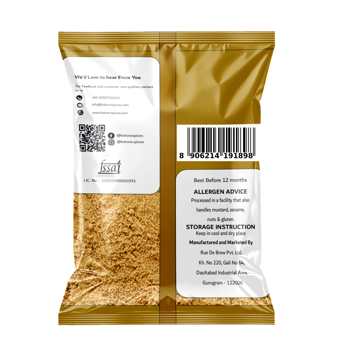 Dry Mango 200gm Back
