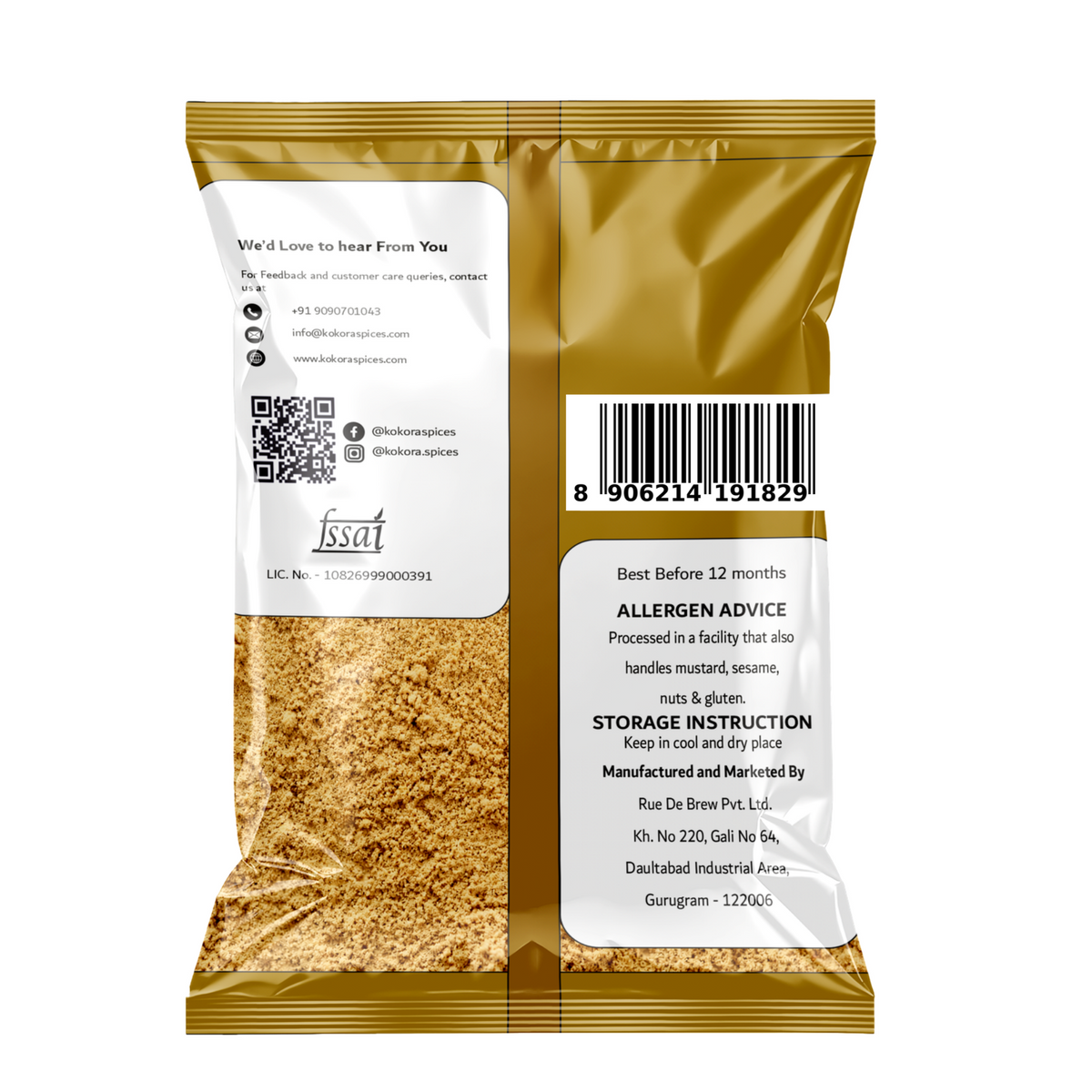 Dry Mango 500 gm back