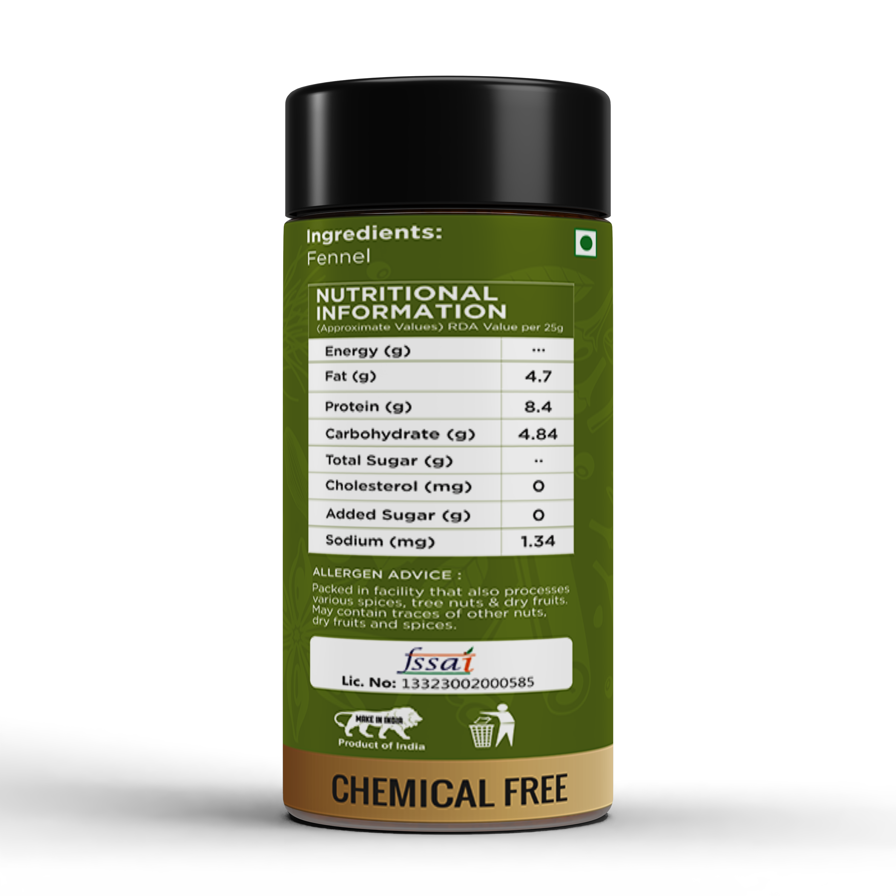 Kokora Spices Fennel (Saunf Powder) Powder 100g