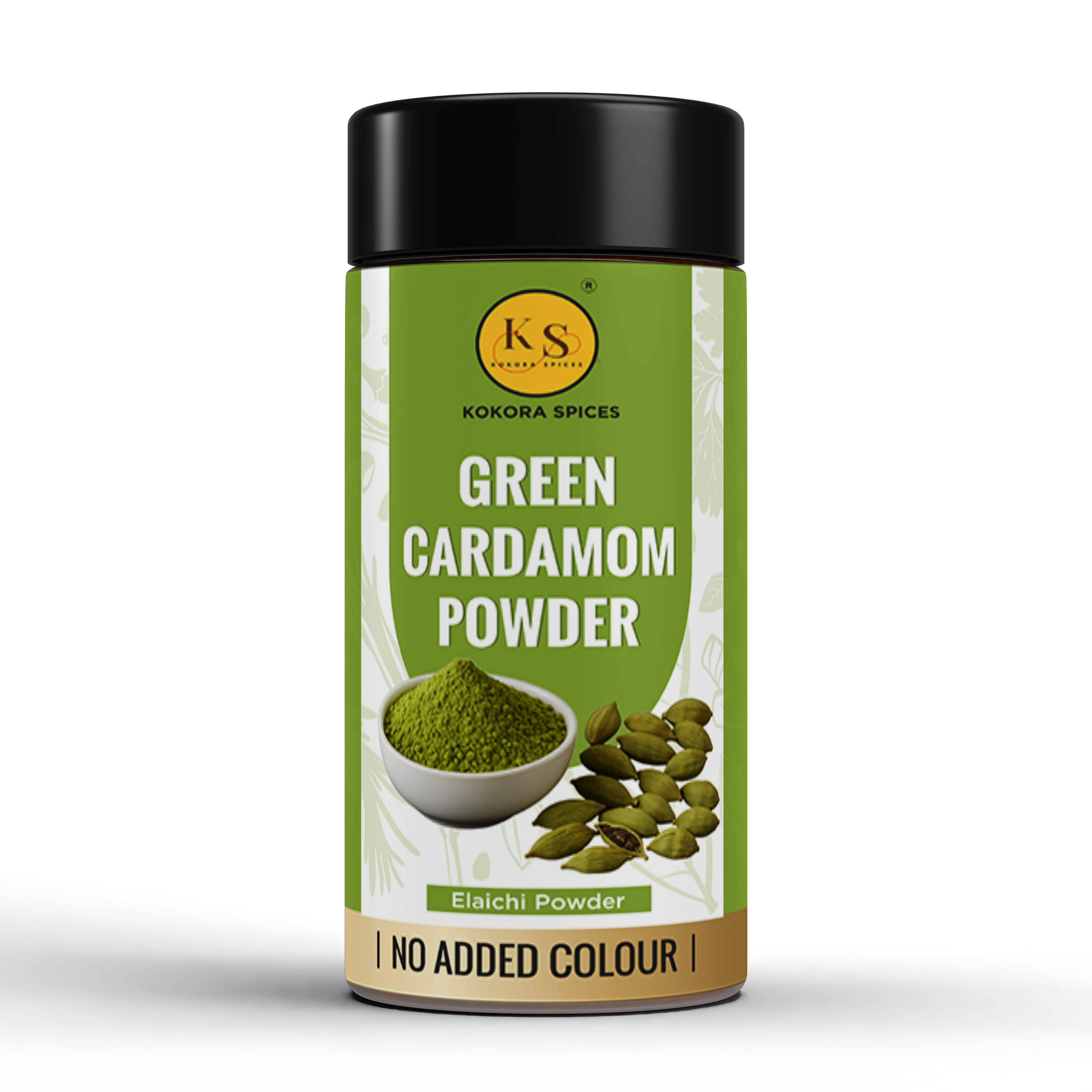 Kokora Spices Green Cardamom (Elaichi) Powder 100g