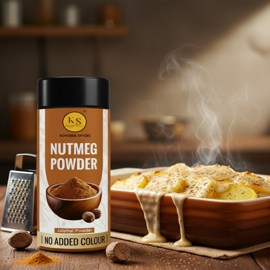 Kokora Spices Nutmeg(Jaiphal) Powder  100g