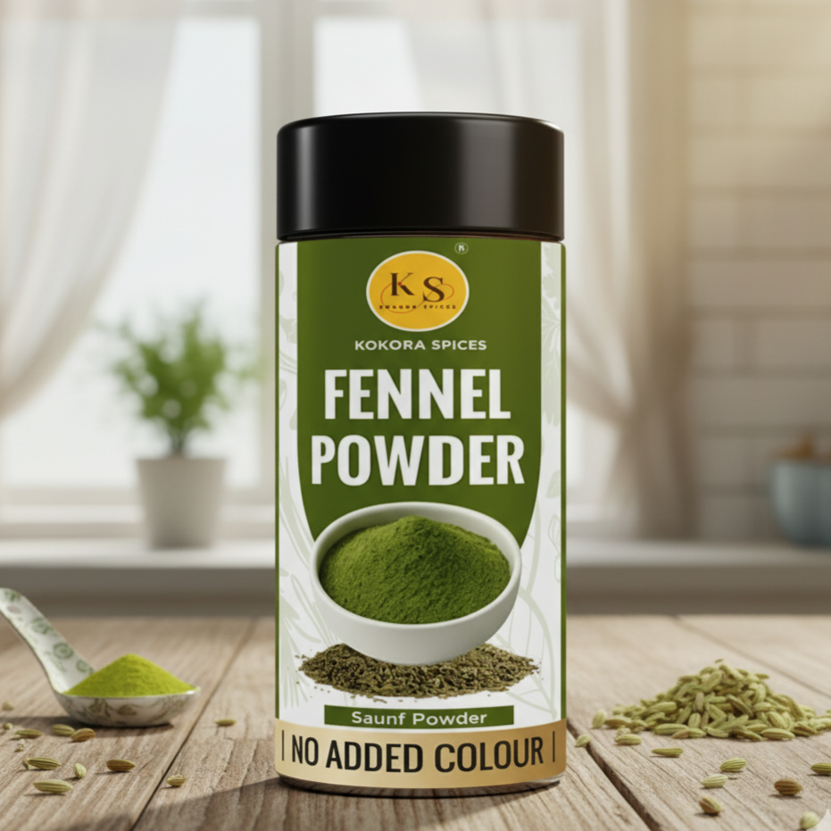Kokora Spices Fennel (Saunf Powder) Powder 100g