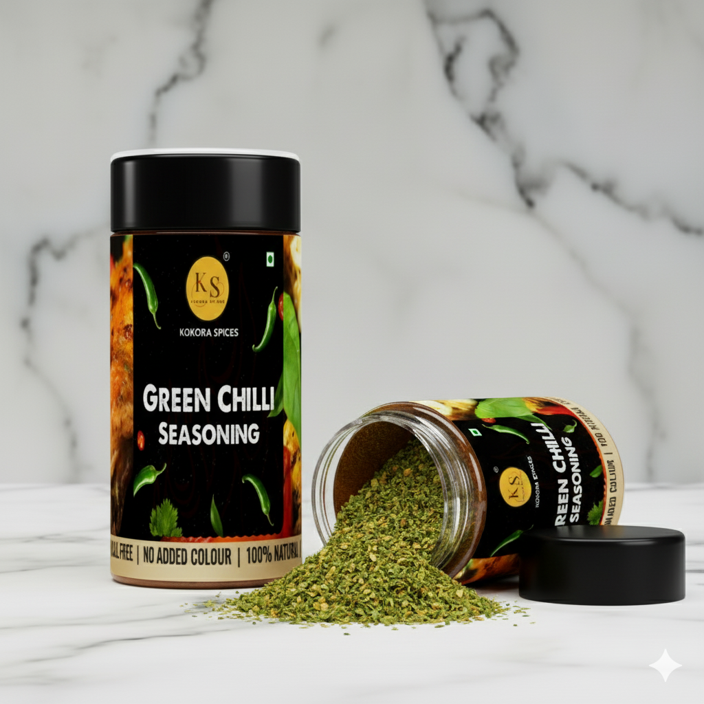 Kokora Spices Green Chilli Seasoning_100g