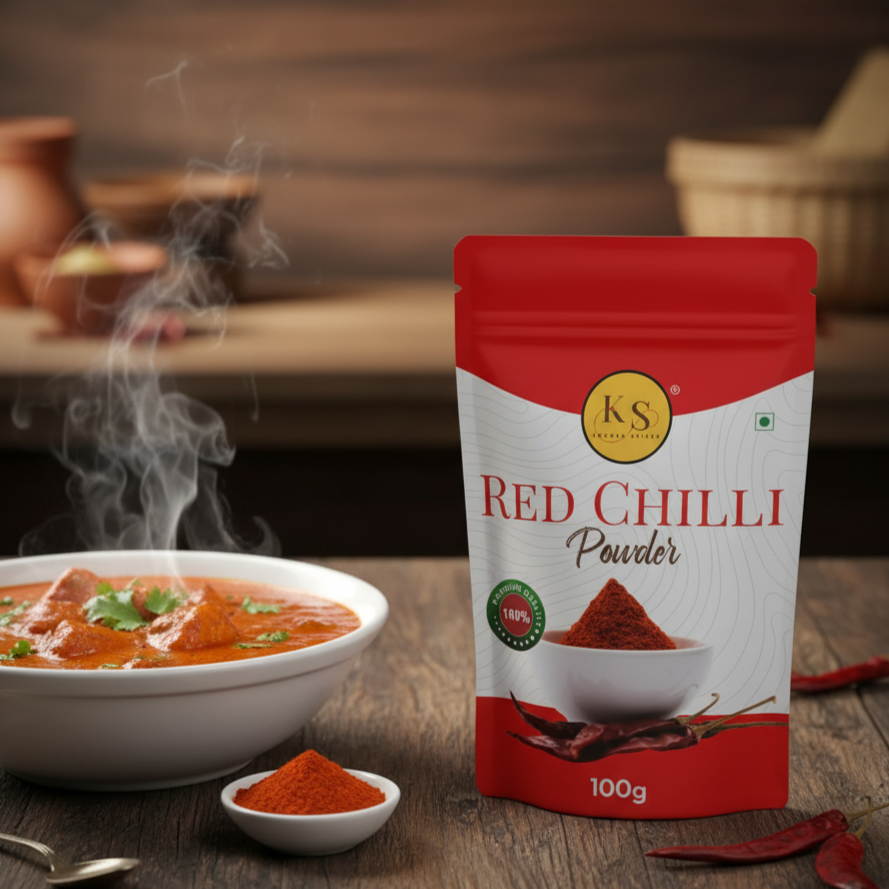 Kokora Spices Red Chilli (Lal Mirch) Powder 100g