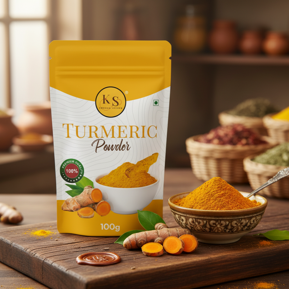 Kokora Spices Turmeric (Haldi) Powder 100g