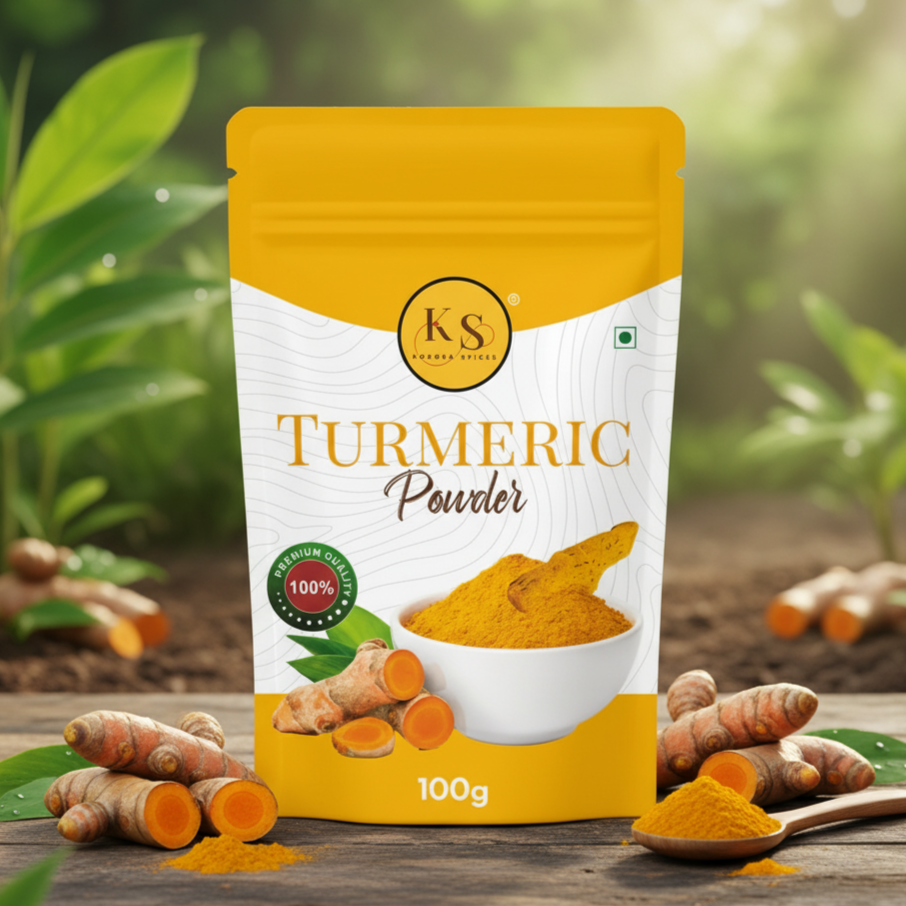 Kokora Spices Turmeric (Haldi) Powder 100g