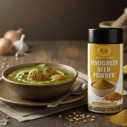 Kokora Spices Fenugreek Seed (Methi Dana)  Powder 100g