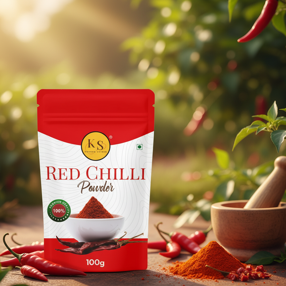 Kokora Spices Red Chilli (Lal Mirch) Powder 100g