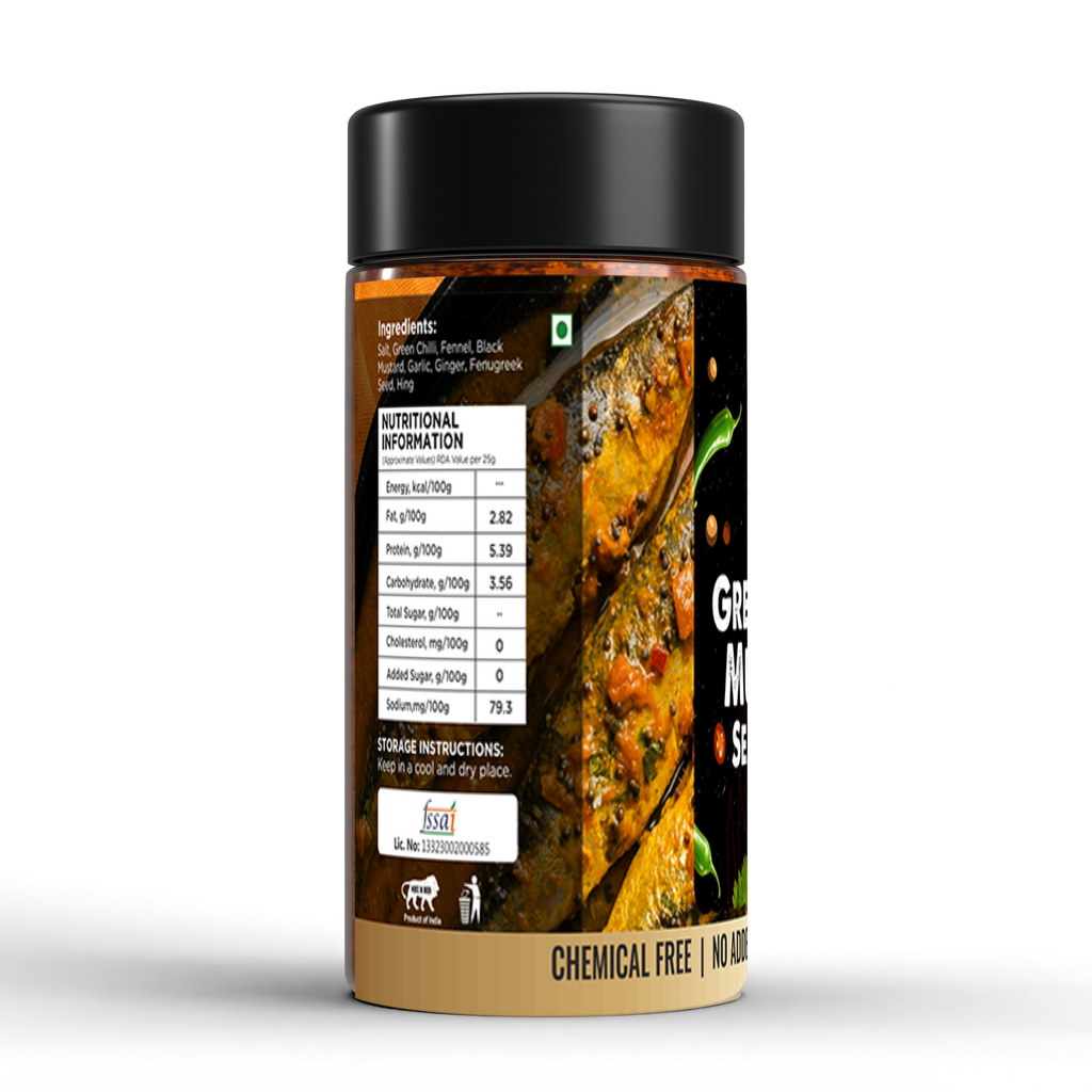 Kokora Spices Green Chilli Mustard Seasoning_100g