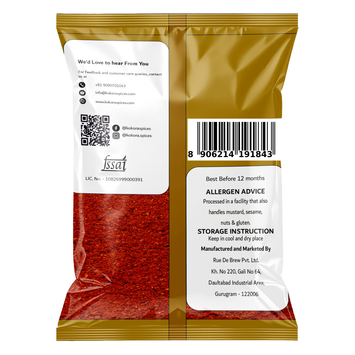 Kashmiri Red Chilli Back 500gm