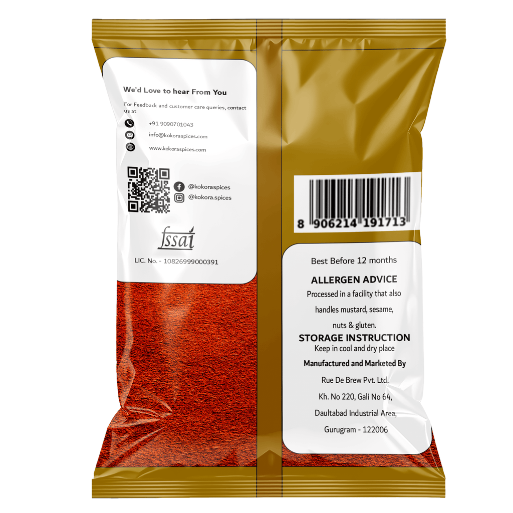 Red Chilli Powder Back