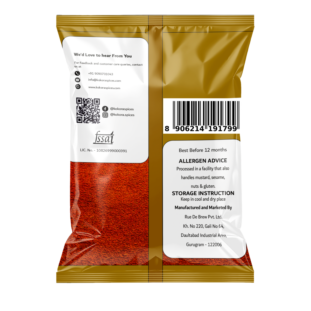 Red Chilli Powder Back 500gm
