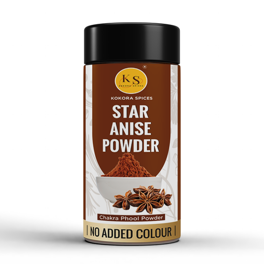 Kokora Spices Star Anise (Chakra Phool) Powder 100g